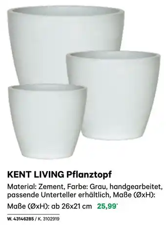 BayWa KENT LIVING Pflanztopf Angebot