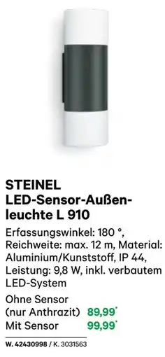 BayWa LED-Sensor-Außen- leuchte L 910 Angebot