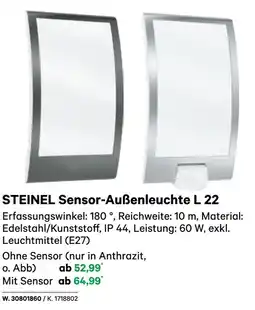 BayWa Sensor-Außenleuchte L 22 Angebot