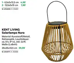 BayWa KENT LIVING Solarlampe Nura Angebot