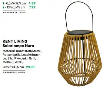 BayWa KENT LIVING Solarlampe Nura Angebot