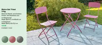 BayWa Bistro-Set Triest Angebot