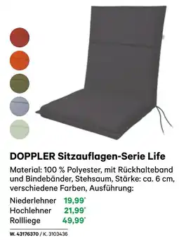 BayWa DOPPLER Sitzauflagen-Serie Life Angebot