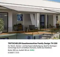 BayWa TRITSCHELER Kasettenmarkise Family Design TH 330 Angebot