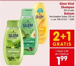 Interspar Schwarzkopf Glem Vital Shampoo Angebot