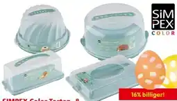 Interspar Simpex Color Torten-Kuchenbehälter Angebot