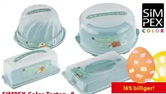 Interspar Simpex Color Torten-Kuchenbehälter Angebot