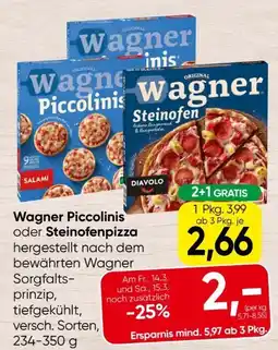 Spar Wagner Piccolinis Angebot