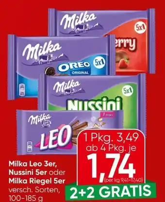 Spar Milka Riegel Leo Angebot