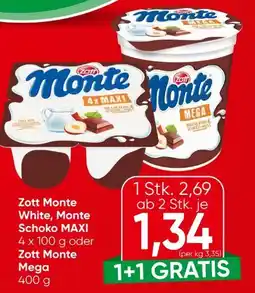 Spar Zott Monte White Angebot