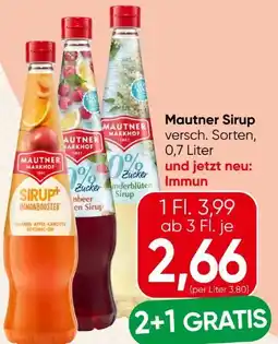 Spar Mautner Markhof Sirup Angebot