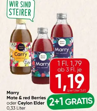 Spar Marry Icetea Mate-Red Berries Angebot