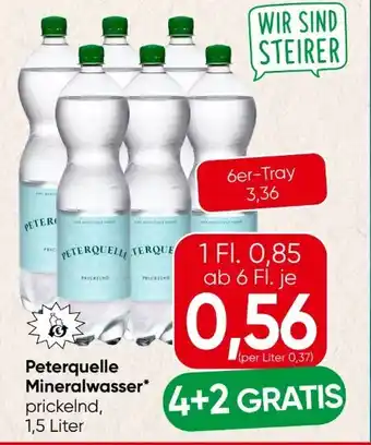 Spar Peterquelle Mineralwasser Angebot