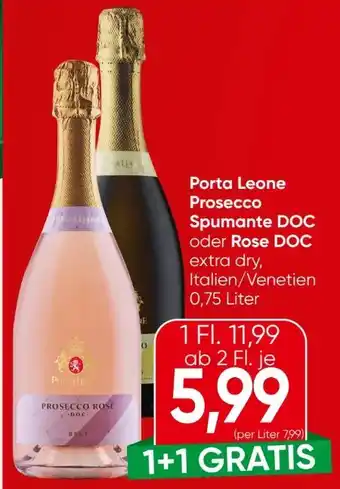 Eurospar Porta Leone Prosecco Spumante Angebot