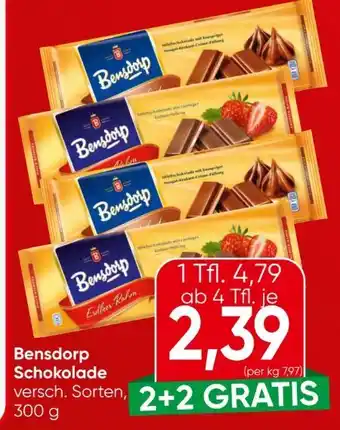 Eurospar Bensdorp Schokolade Angebot