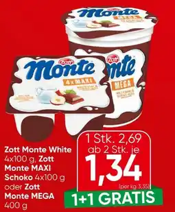 Eurospar Zott Monte White Angebot