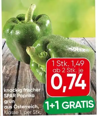 Eurospar Spar Paprika Angebot