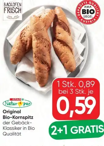 SPAR Gourmet Spar Natur pur Original Bio-Kornspitz Angebot