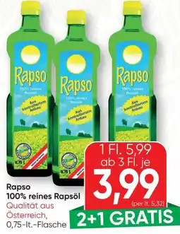 SPAR Gourmet Rapso Rapsöl Angebot