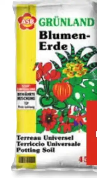 Unimarkt Grünland Blumenerde Angebot