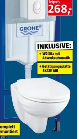 Bauhaus Grohe Wand-WC-Set Solido Compact Angebot