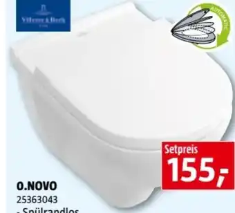 Bauhaus Villeroy & Boch Wand-WC O.Novo Angebot