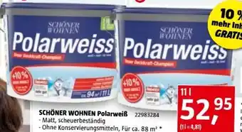 Bauhaus Schöner Wohnen Polarweiß Angebot