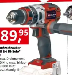 Bauhaus Einhell Akku Schlagbohrschrauber TP-CD 18 Li-i BL-Solo Angebot