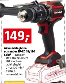 Bauhaus Einhell Akku-Schlagbohrschrauber TP-CD 18/120 Solo Angebot