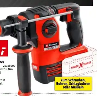 Bauhaus Einhell Akku-Bohrhammer Herocco Solo Angebot