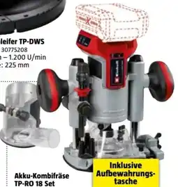 Bauhaus Einhell Akku-Kombifräse TP-RO 18 Set Li BL-Solo Angebot