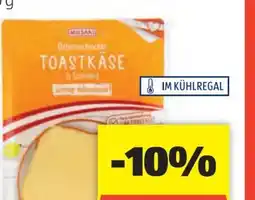 Hofer Milsani Toastkäse Scheiben Angebot