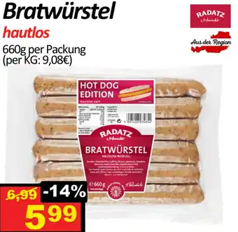 Wurstico Bratwürstel Angebot