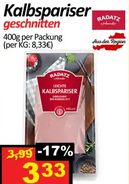 Wurstico Kalbspariser geschnitten Angebot