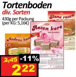 Wurstico Tortenboden Angebot