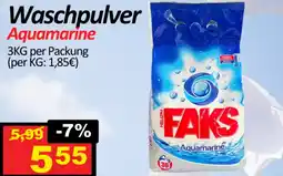 Wurstico Waschpulver Aquamarine Angebot