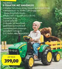 Hofer E-traktor mit anhänger Angebot