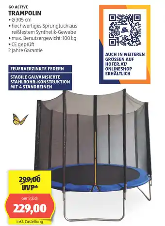 Hofer Trampolin Angebot