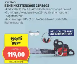 Hofer Benzinkettensäge csp560s Angebot