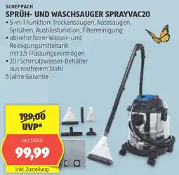 Hofer Sprüh- und waschsauger sprayvac20 Angebot