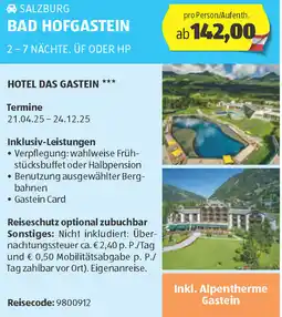 Hofer BAD HOFGASTEIN Angebot