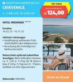 Hofer CRIKVENICA Angebot