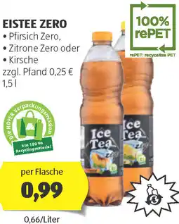 Hofer Eistee zero Angebot