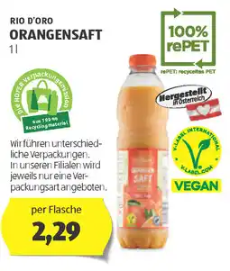 Hofer ORANGENSAFT Angebot