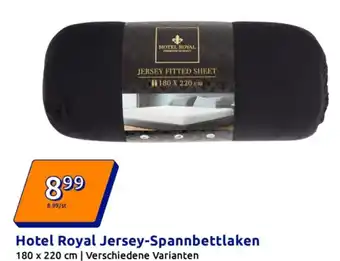 Action Hotel Royal Jersey-Spannbettlaken Angebot