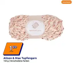 Action Alison & Mae Tupfengarn Angebot