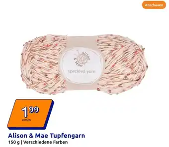 Action Alison & Mae Tupfengarn Angebot