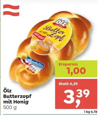 ADEG Butterzopf mit Honig Angebot