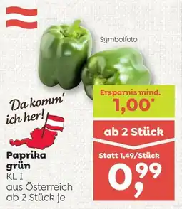 ADEG Paprika grün Angebot