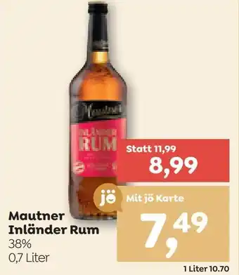 ADEG Mautner Inländer Rum Angebot